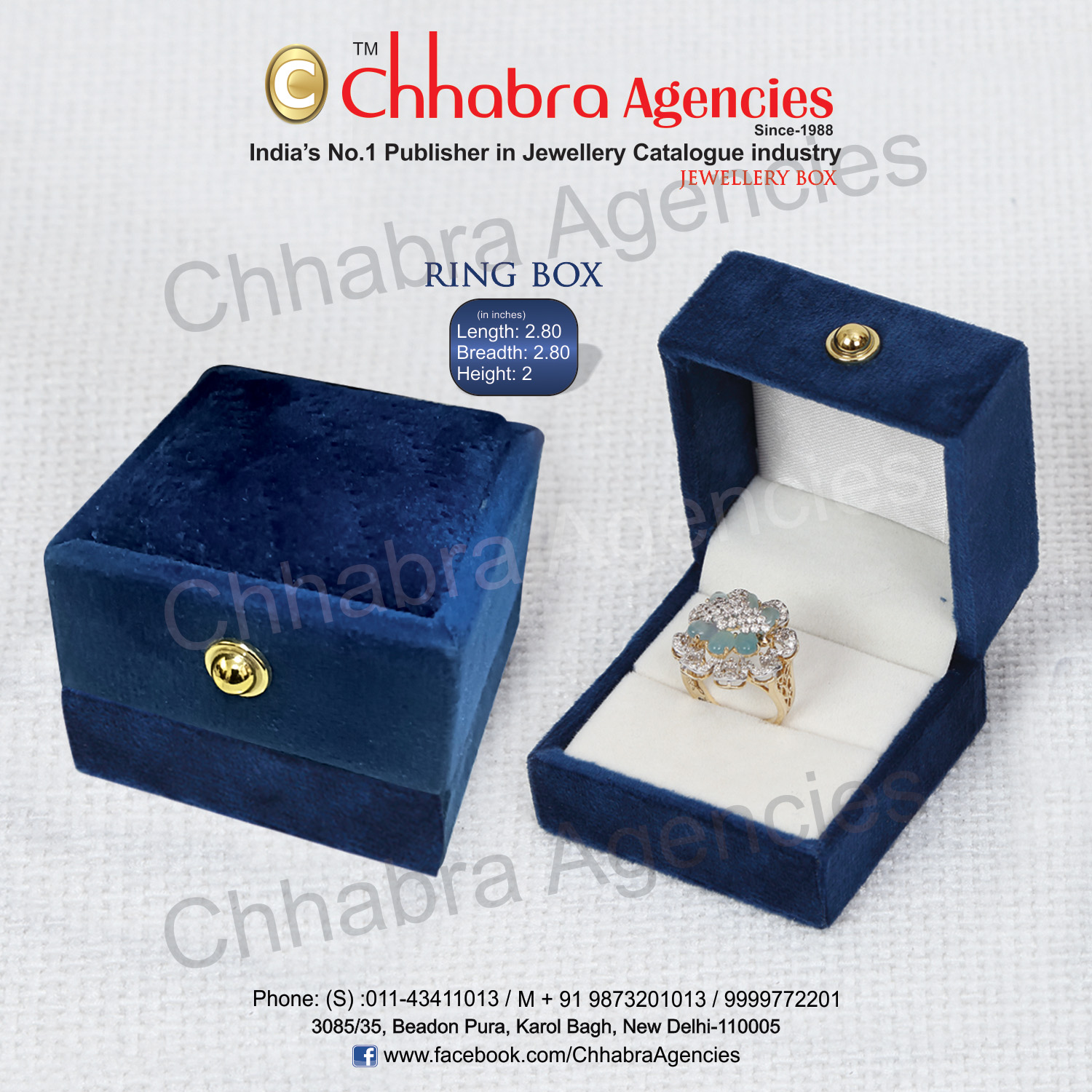Ring Boxes  2.80"x2.80"